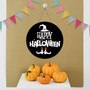 Happy Halloween Welcome Witch Legs Wooden Sign For Front Door