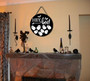 Halloween Welcome Wood Sign For Outdoor Door - Spooky Wreath Hanging Decor For Home Party