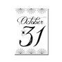 October 31 Halloween Canvas Wall Art For Spooky Indoor Decor