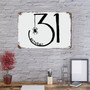 October 31 Halloween Metal Sign With Funny Sayings - Rustic Wall DéCor For Living Room Or Kitchen