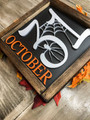 3D October 31 Halloween Wood Sign With Spooky Spider Design For Indoor DéCor