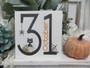 October 31 Halloween Wood Sign For Fall Home And Kitchen Decor