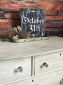 Rustic Black October 31 Halloween Decor For Haunted Houses And Tabletop Displays