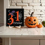 October 31 Halloween Wooden Sign - Autumn DéCor For Family & Friends