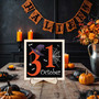 October 31 Halloween Wooden Sign - Autumn DéCor For Family & Friends