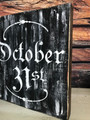 Rustic Black October 31 Halloween Decor For Haunted Houses And Tabletop Displays