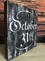 Rustic Black October 31 Halloween Decor For Haunted Houses And Tabletop Displays