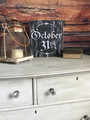 Rustic Black October 31 Halloween Decor For Haunted Houses And Tabletop Displays