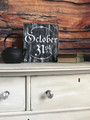 Rustic Black October 31 Halloween Decor For Haunted Houses And Tabletop Displays