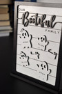 Custom Halloween Wood Sign For a Bootiful Family - Personalized Halloween Decor For Shelves