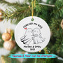 Personalized Forever My Boo Ceramic Ornament Christmas 2025 Cute Couple Boo Ornament Gift For Boyfriend Girlfriend