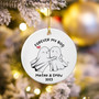 Personalized Forever My Boo Ceramic Ornament Christmas 2025 Cute Couple Boo Ornament Gift For Boyfriend Girlfriend