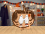 Personalized Forever My Boo Pumpkin Sign For Couples - Halloween Ghost DéCor