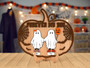 Personalized Forever My Boo Pumpkin Sign For Couples - Halloween Ghost DéCor