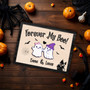 Custom Forever My Boo Wood Sign - Spooky Halloween Gift For Couples - Ghost Theme Home Decor