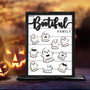 Custom Ghost Family Wooden Sign For Halloween Decor - Personalized Name Plaque