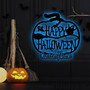 Custom Metal Sign With Halloween Pumpkin Theme For Home Decor
