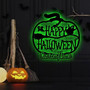 Custom Metal Sign With Halloween Pumpkin Theme For Home Decor