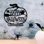 Custom Metal Sign With Halloween Pumpkin Theme For Home Decor
