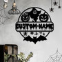 Custom Pumpkin Metal Sign For Outdoor Halloween Decor - Haunted House And Ghost Themes For Patio And Garden