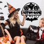 Custom Pumpkin Metal Sign For Outdoor Halloween Decor - Haunted House And Ghost Themes For Patio And Garden