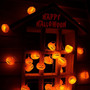 Pumpkin String Lights – 30 LED Jack-O'-Lantern Halloween Decor with Timer & Modes