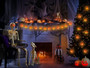 Pumpkin String Lights – 30 LED Jack-O'-Lantern Halloween Decor with Timer & Modes