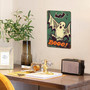 Retro Ghost Halloween Metal Sign for Home Decor and Outdoor Decor