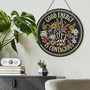 Motivational Skeleton Wood Sign Decor For Spiritual Rooms - Positive Energy Gift
