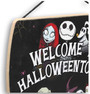 Fun Skeleton-Themed Halloween Town Wood Sign For Home Decor