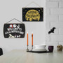 Fun Skeleton-Themed Halloween Town Wood Sign For Home Decor
