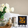Trick Or Treat Spider Plaque: Halloween Gifts For Family - Wooden Sign Decor For Farmhouse Living Room