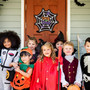 Halloween Trick Or Treat Wood Sign - Farmhouse Party Decor