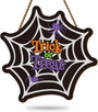 Halloween Trick Or Treat Wood Sign - Farmhouse Party Decor
