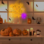 Dimmable Trick Or Treat Neon Sign - Spider LED Light For Halloween Party & Home Bar