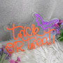 Halloween Trick Or Treat LED Neon Sign - Kids Room & Party Wall Art Decoration With USB Powered, Dimmable Window Light