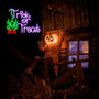 Trick Or Treat Neon Sign LED Light - Funny Spider Theme Halloween Party Decor
