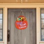 Heartfelt Halloween Trick Or Treat Wooden Sign For Front Door Welcome DéCor - Ideal For Halloween Home Decoration