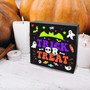 Farmhouse Trick Or Treat Wooden Plaque - Halloween DéCor For Home, Bedroom, Office
