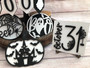 Spooky Black Cat Boo Mini Wood Sign For Halloween Decor