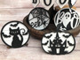 Spooky Black Cat Boo Mini Wood Sign For Halloween Decor