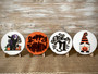 Charming Halloween Gnome Sign - October 31 Haunted House Decor For Tiered Tray