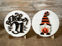 Charming Halloween Gnome Sign - October 31 Haunted House Decor For Tiered Tray