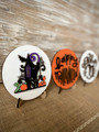 Charming Halloween Gnome Sign - October 31 Haunted House Decor For Tiered Tray
