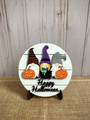 3D Halloween Gnome Faux Shiplap Wood Sign - Tiered Tray Decoration For Halloween