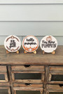 Rustic Pumpkin Wood Sign For Halloween DéCor - Fall Farmhouse Style Mini Sign For Tier Trays