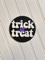 Spooky Trick Or Treat 3D Wood Sign - Halloween Tiered Tray Decor For Festive Home Accents