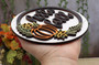 Mini Autumn Wood Sign With Pumpkin For Tiered Tray Halloween Decor 3D Falling Leaves 4 Or 6 Inch