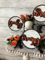 Mini Halloween Wood Sign For Spooky Decor - Perfect For Tiered Trays And Home Display