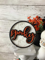Mini Halloween Wood Sign For Spooky Decor - Perfect For Tiered Trays And Home Display
